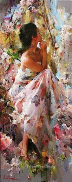 Mujer Painting - Mujer bonita 32 Impresionista